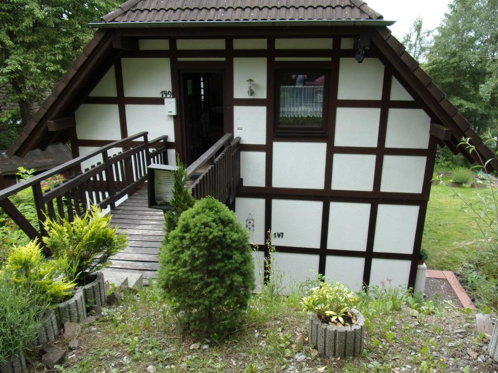 Ferienwohnung Hartmann Frankenau Exterior foto